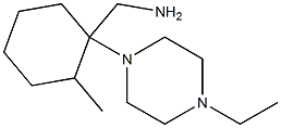 [1-(4-ethylpiperazin-1-yl)-2-methylcyclohexyl]methylamine Struktur