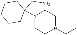 [1-(4-ethylpiperazin-1-yl)cyclohexyl]methylamine Struktur