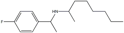 [1-(4-fluorophenyl)ethyl](octan-2-yl)amine Struktur