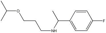 [1-(4-fluorophenyl)ethyl][3-(propan-2-yloxy)propyl]amine Struktur