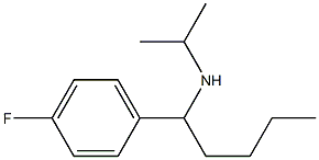 [1-(4-fluorophenyl)pentyl](propan-2-yl)amine Struktur