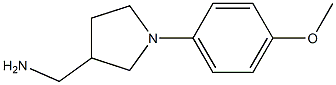 [1-(4-methoxyphenyl)pyrrolidin-3-yl]methylamine Struktur