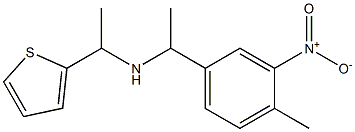 [1-(4-methyl-3-nitrophenyl)ethyl][1-(thiophen-2-yl)ethyl]amine Struktur