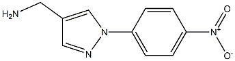 [1-(4-nitrophenyl)-1H-pyrazol-4-yl]methylamine Struktur