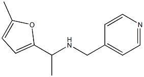 [1-(5-methylfuran-2-yl)ethyl](pyridin-4-ylmethyl)amine Struktur