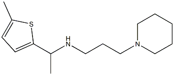 [1-(5-methylthiophen-2-yl)ethyl][3-(piperidin-1-yl)propyl]amine Struktur