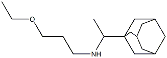 [1-(adamantan-1-yl)ethyl](3-ethoxypropyl)amine Struktur