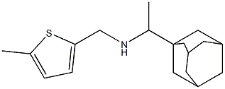 [1-(adamantan-1-yl)ethyl][(5-methylthiophen-2-yl)methyl]amine Struktur