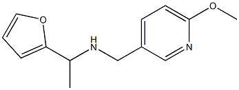 [1-(furan-2-yl)ethyl][(6-methoxypyridin-3-yl)methyl]amine Struktur