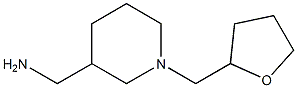 [1-(oxolan-2-ylmethyl)piperidin-3-yl]methanamine Struktur