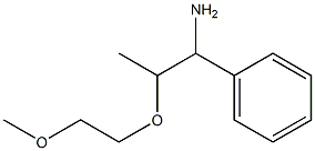 [1-amino-2-(2-methoxyethoxy)propyl]benzene Struktur