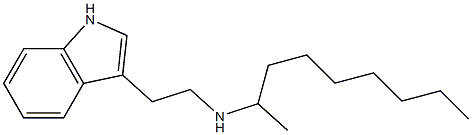 [2-(1H-indol-3-yl)ethyl](nonan-2-yl)amine Struktur