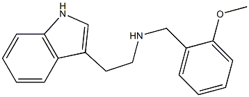 [2-(1H-indol-3-yl)ethyl][(2-methoxyphenyl)methyl]amine Struktur