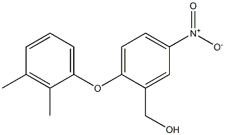 [2-(2,3-dimethylphenoxy)-5-nitrophenyl]methanol Struktur