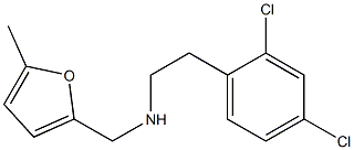 [2-(2,4-dichlorophenyl)ethyl][(5-methylfuran-2-yl)methyl]amine Struktur