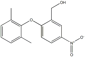 [2-(2,6-dimethylphenoxy)-5-nitrophenyl]methanol Struktur