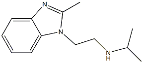 [2-(2-methyl-1H-1,3-benzodiazol-1-yl)ethyl](propan-2-yl)amine Struktur