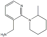 [2-(2-methylpiperidin-1-yl)pyridin-3-yl]methylamine Struktur