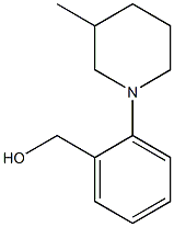 [2-(3-methylpiperidin-1-yl)phenyl]methanol Struktur