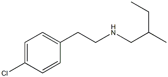 [2-(4-chlorophenyl)ethyl](2-methylbutyl)amine Struktur