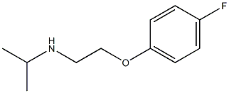 [2-(4-fluorophenoxy)ethyl](propan-2-yl)amine Struktur