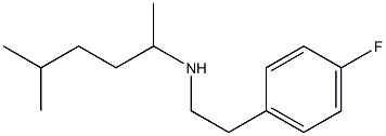 [2-(4-fluorophenyl)ethyl](5-methylhexan-2-yl)amine Struktur