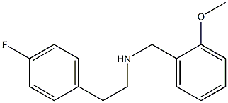 [2-(4-fluorophenyl)ethyl][(2-methoxyphenyl)methyl]amine Struktur