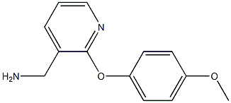 [2-(4-methoxyphenoxy)pyridin-3-yl]methylamine Struktur