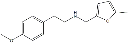 [2-(4-methoxyphenyl)ethyl][(5-methylfuran-2-yl)methyl]amine Struktur