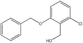 [2-(benzyloxy)-6-chlorophenyl]methanol Struktur