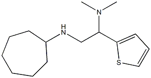 [2-(cycloheptylamino)-1-(thiophen-2-yl)ethyl]dimethylamine Struktur