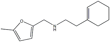 [2-(cyclohex-1-en-1-yl)ethyl][(5-methylfuran-2-yl)methyl]amine Struktur