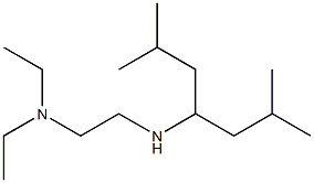 [2-(diethylamino)ethyl](2,6-dimethylheptan-4-yl)amine Struktur