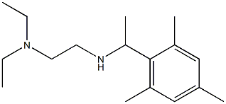 [2-(diethylamino)ethyl][1-(2,4,6-trimethylphenyl)ethyl]amine Struktur