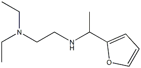 [2-(diethylamino)ethyl][1-(furan-2-yl)ethyl]amine Struktur