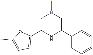 [2-(dimethylamino)-1-phenylethyl][(5-methylfuran-2-yl)methyl]amine Struktur