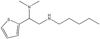 [2-(dimethylamino)-2-(thiophen-2-yl)ethyl](pentyl)amine Struktur