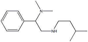 [2-(dimethylamino)-2-phenylethyl](3-methylbutyl)amine Struktur