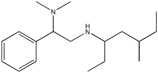 [2-(dimethylamino)-2-phenylethyl](5-methylheptan-3-yl)amine Struktur