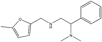 [2-(dimethylamino)-2-phenylethyl][(5-methylfuran-2-yl)methyl]amine Struktur