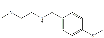 [2-(dimethylamino)ethyl]({1-[4-(methylsulfanyl)phenyl]ethyl})amine Struktur