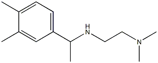 [2-(dimethylamino)ethyl][1-(3,4-dimethylphenyl)ethyl]amine Struktur