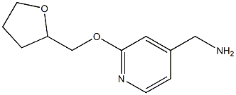 [2-(oxolan-2-ylmethoxy)pyridin-4-yl]methanamine Struktur