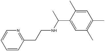 [2-(pyridin-2-yl)ethyl][1-(2,4,5-trimethylphenyl)ethyl]amine Struktur