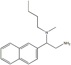 [2-amino-1-(naphthalen-2-yl)ethyl](butyl)methylamine Struktur