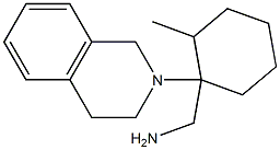 [2-methyl-1-(1,2,3,4-tetrahydroisoquinolin-2-yl)cyclohexyl]methanamine Struktur