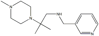 [2-methyl-2-(4-methylpiperazin-1-yl)propyl](pyridin-3-ylmethyl)amine Struktur