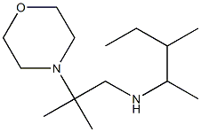 [2-methyl-2-(morpholin-4-yl)propyl](3-methylpentan-2-yl)amine Struktur