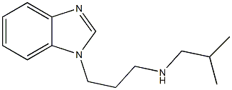 [3-(1H-1,3-benzodiazol-1-yl)propyl](2-methylpropyl)amine Struktur