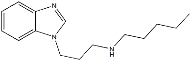 [3-(1H-1,3-benzodiazol-1-yl)propyl](pentyl)amine Struktur